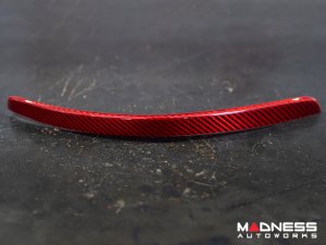 FIAT 500 Splashguards in Carbon Fiber - Set of 2 - Red Candy 